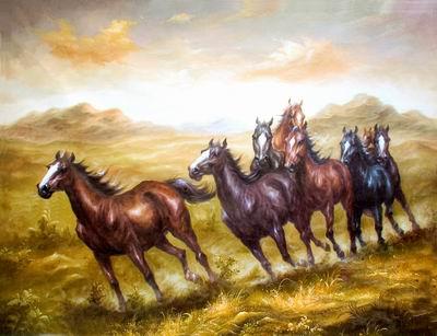 unknow artist Horses 016 Norge oil painting art